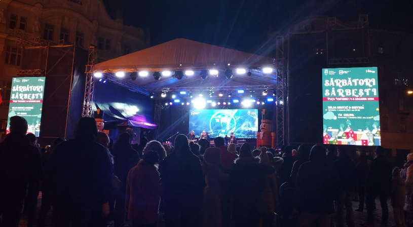 Sărbători sârbești la Timișoara – concertul trupei Yu Grupa a adunat zeci de iubitori ai muzicii rock, în ciuda frigului